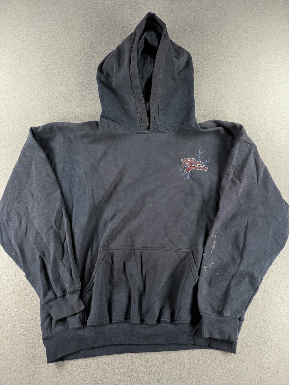 Gildan Heavy Blend Technique Gymnastics Hoodie XL Black Experience Thunder